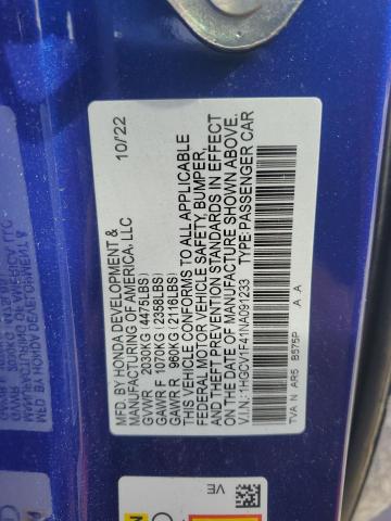 2022 HONDA ACCORD SPO - 1HGCV1F41NA091233