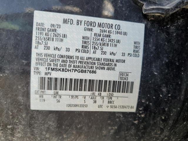 2023 FORD EXPLORER X - 1FMSK8DH7PGB87686