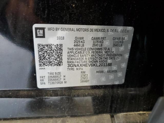 2019 CHEVROLET EQUINOX LS - 3GNAXHEV6KL201188