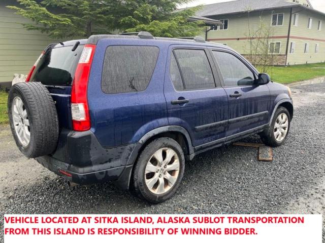 HONDA CR-V EX 2005 blue 4dr spor gas JHLRD78875C027039 photo #4
