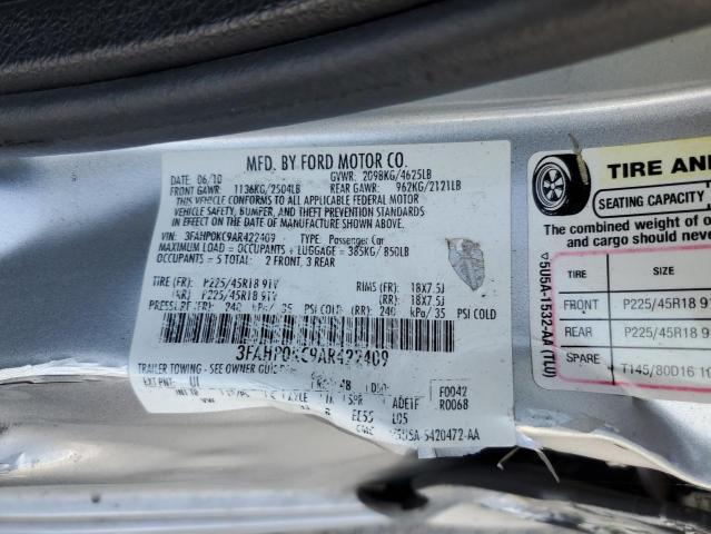 2010 FORD FUSION SPO - 3FAHP0KC9AR422409