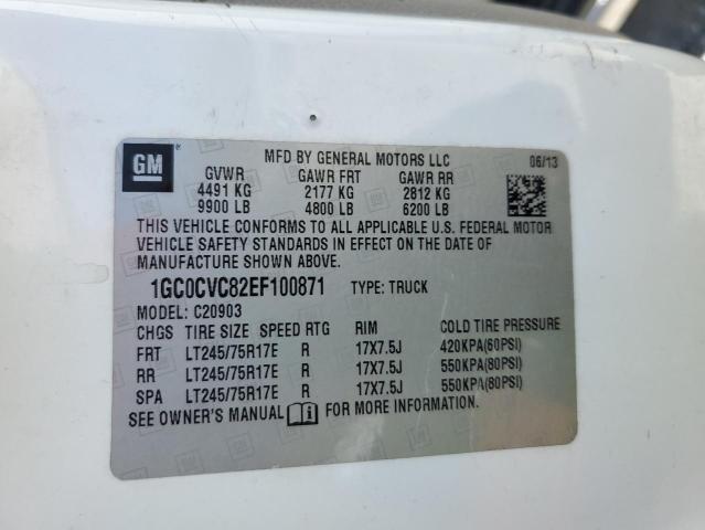 2014 CHEVROLET SILVERADO - 1GC0CVC82EF100871