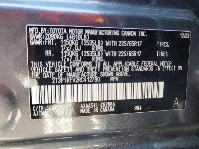 2024 TOYOTA RAV4 XLE 2T3P1RFV2RC412790
