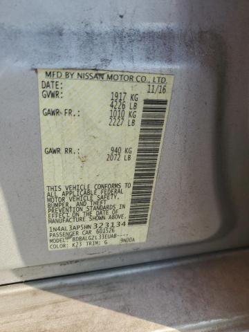 2017 NISSAN ALTIMA 2.5 - 1N4AL3AP5HN323134