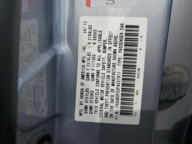 2015 ACURA TLX TECH - 19UUB3F52FA007911