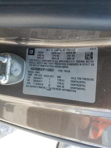 2015 CHEVROLET COLORADO L - 1GCHSBEA7F1193681