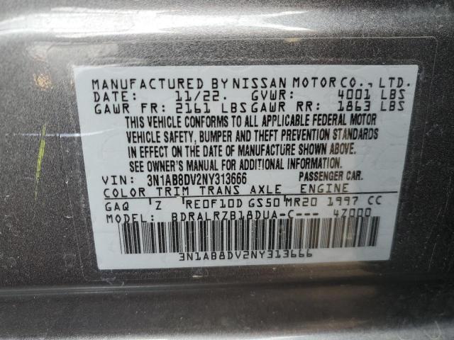 2022 NISSAN SENTRA SR - 3N1AB8DV2NY313666