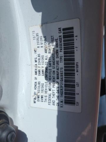 2016 HONDA ACCORD LX - 1HGCR2F31GA089275