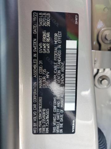 2024 VOLVO XC60 CORE YV4L12RK3R1835993