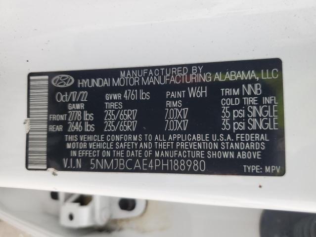 2023 HYUNDAI TUCSON SEL - 5NMJBCAE4PH188980