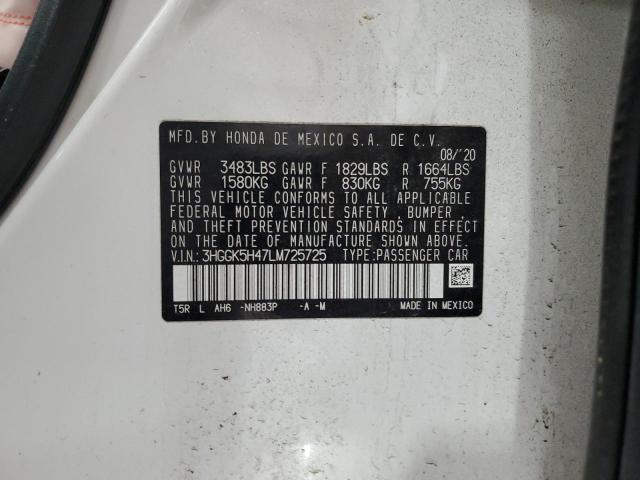 2020 HONDA FIT LX - 3HGGK5H47LM725725