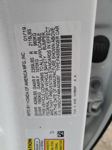 2019 HONDA ACCORD EX - 1HGCV1F46KA039267