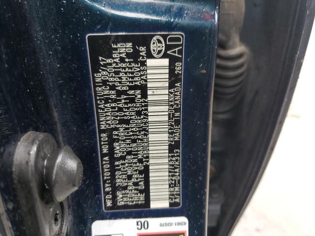 2018 TOYOTA COROLLA L - 2T1BURHE7JC973112