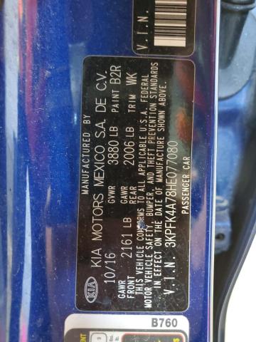 2017 KIA FORTE LX - 3KPFK4A78HE077080