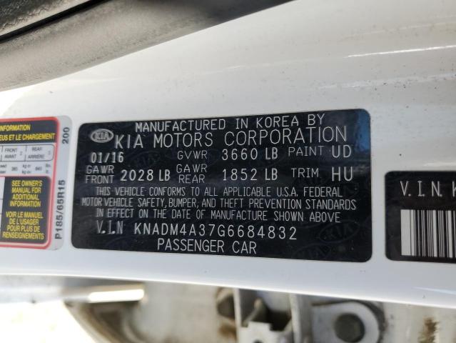 2016 KIA RIO LX - KNADM4A37G6684832