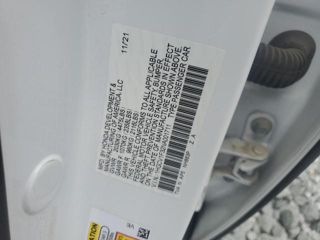 2022 HONDA ACCORD SPO - 1HGCV1F32NA001711