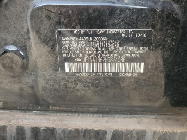 2017 SUBARU WRX JF1VA1B62H9824086