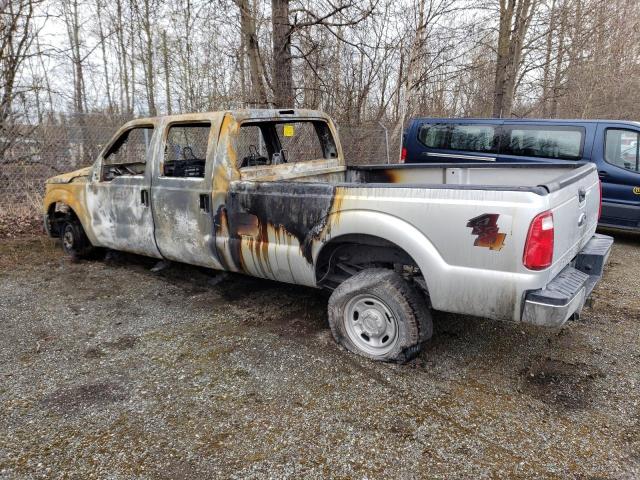 FORD F350 SUPER 2016 gray crew pic gas 1FT8W3B66GED03110 photo #3