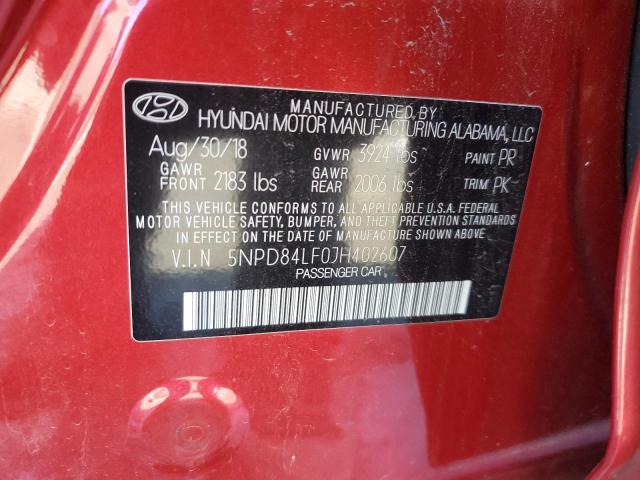 2018 HYUNDAI ELANTRA SE - 5NPD84LF0JH402607