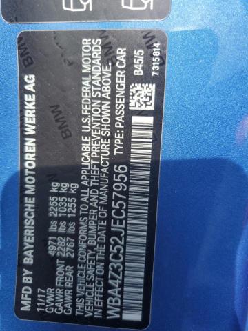 2018 BMW 430XI - WBA4Z3C52JEC57956