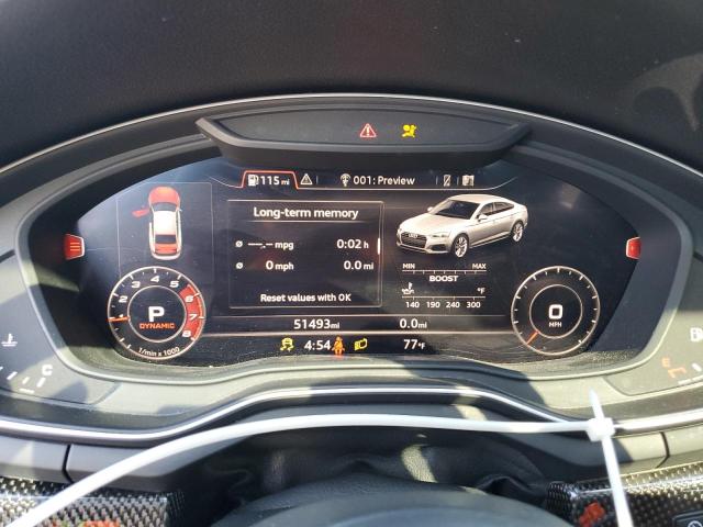2018 AUDI S5 PRESTIG WAUC4CF58JA023802