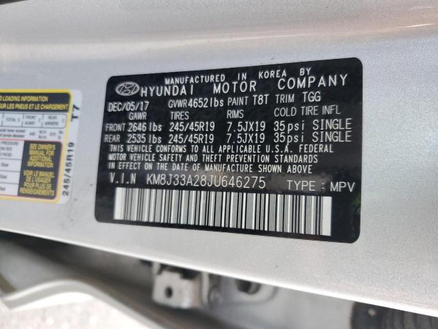 2018 HYUNDAI TUCSON VAL - KM8J33A28JU646275