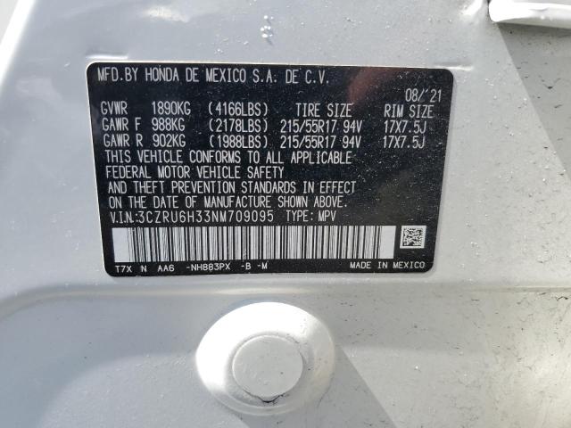 2022 HONDA HR-V LX - 3CZRU6H33NM709095