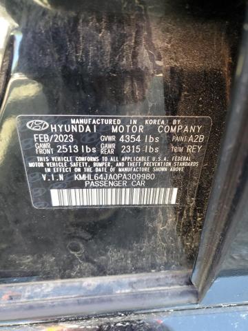 2023 HYUNDAI SONATA SEL KMHL64JA0PA309980