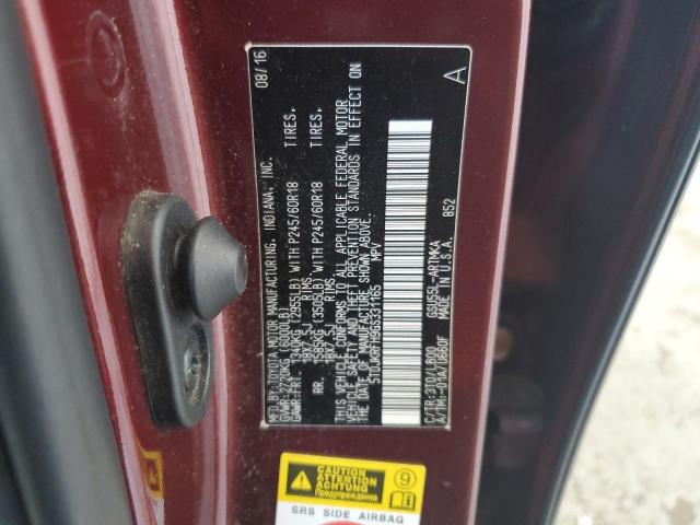 2016 TOYOTA HIGHLANDER - 5TDJKRFH9GS331165