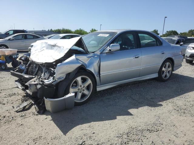 ACURA 3.2TL TYPE 2003 silver  gas 19UUA56853A034878 photo #1