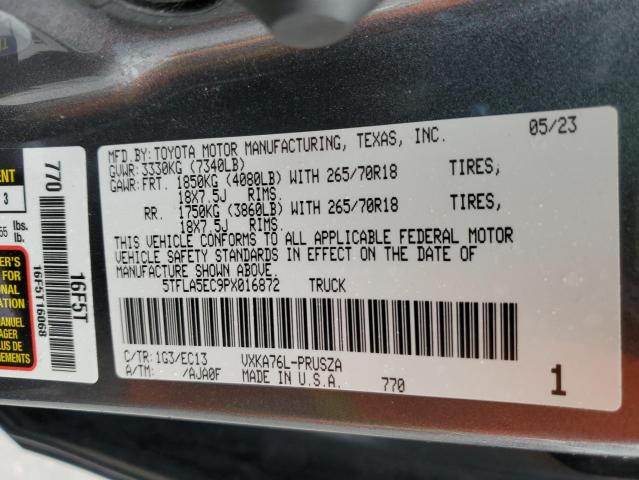 2023 TOYOTA TUNDRA CRE - 5TFLA5EC9PX016872