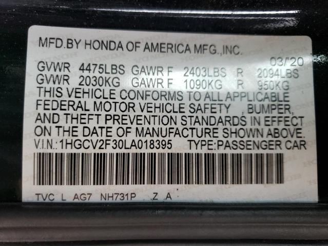 2020 HONDA ACCORD SPO - 1HGCV2F30LA018395