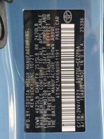 2022 TOYOTA CAMRY TRD - 4T1KZ1AK6NU061191