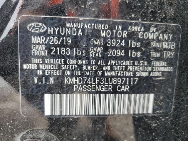 2020 HYUNDAI ELANTRA SE - KMHD74LF3LU897117