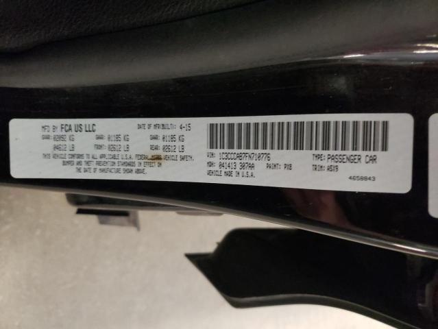2015 CHRYSLER 200 LIMITE - 1C3CCCAB7FN710776