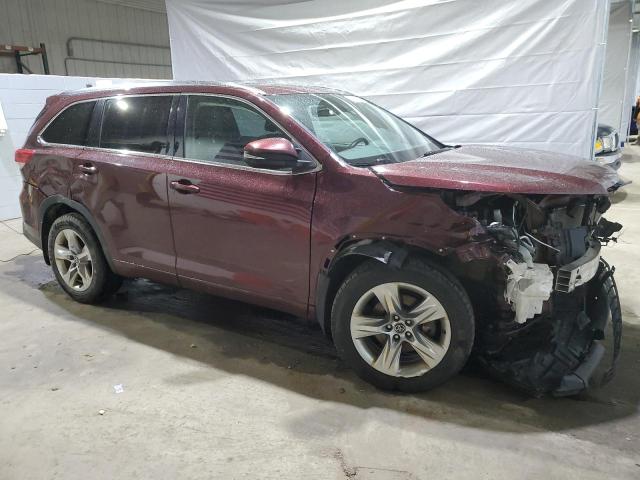 Vin: 5tddzrfh1js889706, lot: 52170935, toyota highlander limited 20184