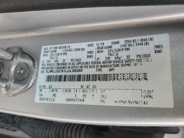 2020 LINCOLN CORSAIR RE - 5LMCJ2C91LUL09269