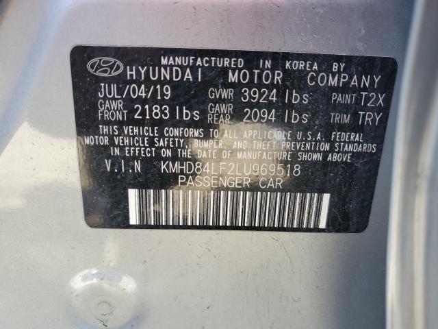 2020 HYUNDAI ELANTRA SE - KMHD84LF2LU969518