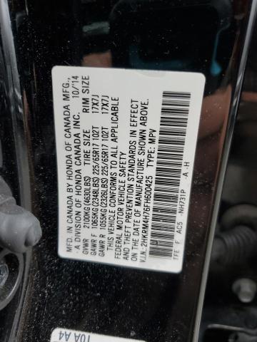 2015 HONDA CR-V EXL - 2HKRM4H76FH600425