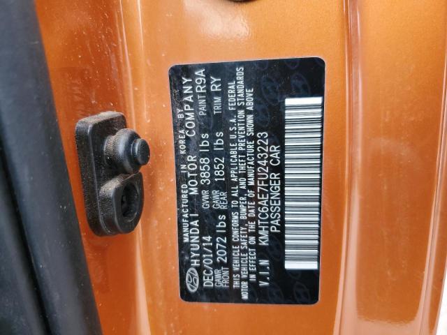 2015 HYUNDAI VELOSTER T KMHTC6AE7FU243223