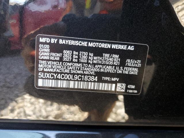 2020 BMW X6 SDRIVE - 5UXCY4C00L9C18384