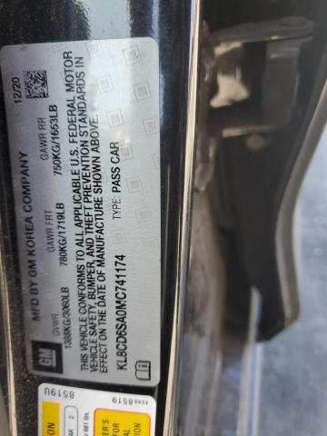 2021 CHEVROLET SPARK 1LT - KL8CD6SA0MC741174