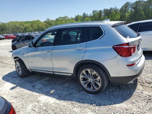 Vin: 5uxwx9c59g0d82378, lot: 52299805, bmw x3 xdrive28i 20162