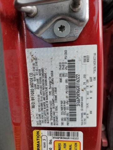 2016 FORD FUSION TIT 3FA6P0K96GR116322