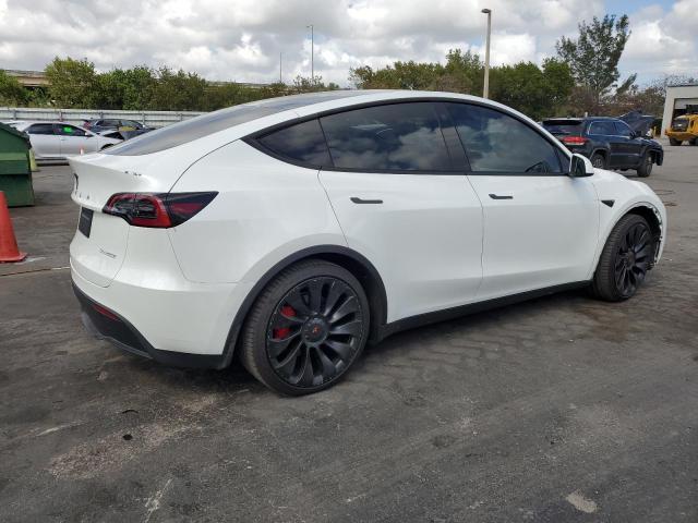 TESLA MODEL Y 2022 white  electric 7SAYGDEFXNF510418 photo #4