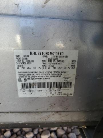 2016 LINCOLN MKX SELECT 2LMTJ6KP7GBL59586