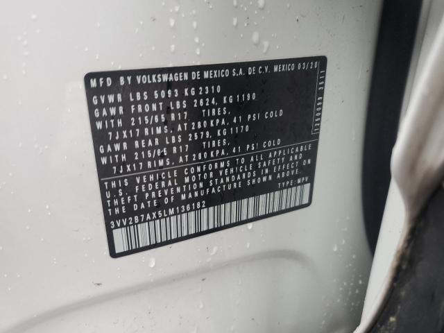 2020 VOLKSWAGEN TIGUAN SE 3VV2B7AX5LM136182