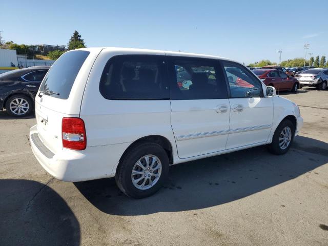 KIA SEDONA EX 2005 white  gas KNDUP132656669670 photo #4
