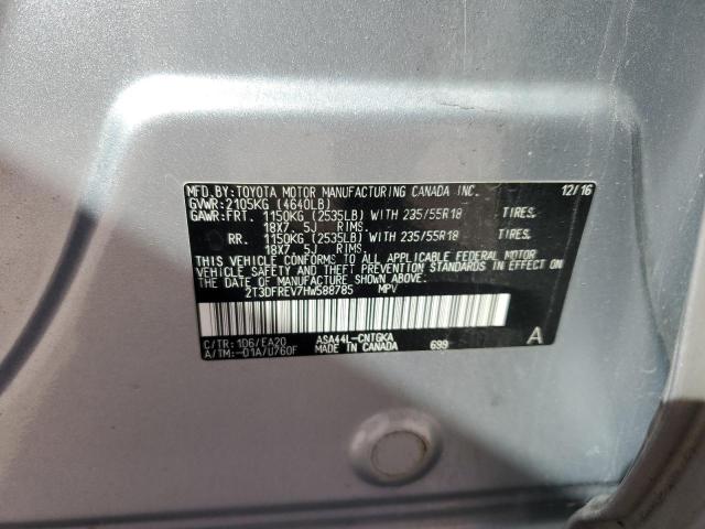 2017 TOYOTA RAV4 LIMIT - 2T3DFREV7HW588785