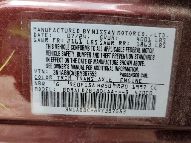 2024 NISSAN SENTRA SV - 3N1AB8CV8RY387553